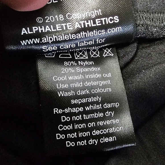 ALPHALETE small black athletic shorts - Picture 5 of 5